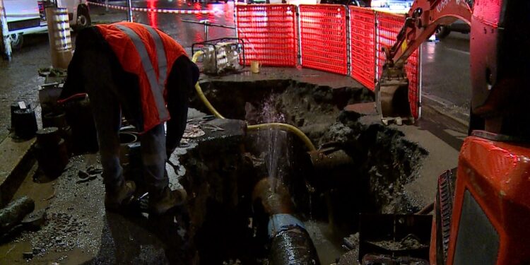 guasto viale Battisti