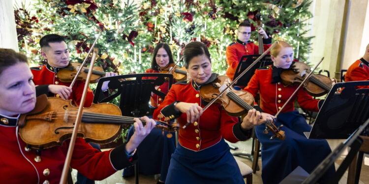 Casa Bianca decorata con 10.000 farfalle e 230 metri ghirlande