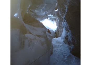 Intervento di soccorso in Marmolada. L'uomo