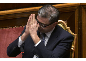 Il ministro per i Rapporti con il Parlamento in Aula al Senato