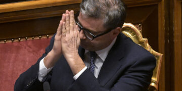 Il ministro per i Rapporti con il Parlamento in Aula al Senato