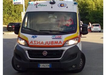 L'intervento del 118 e dei vigili del fuoco a Fontanellato