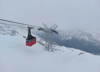 E' avvenuto alla stazione di monte a circa 2.800 metri