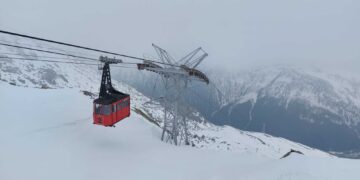 E' avvenuto alla stazione di monte a circa 2.800 metri