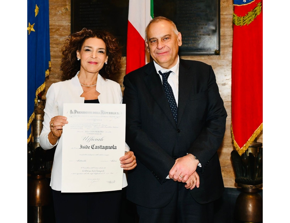 Iside Castagnola Ufficiale al Merito della Repubblica Italiana