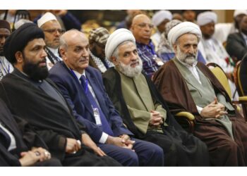 Naim Qassem in un discorso televisivo