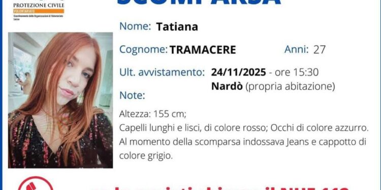 Nessuna notizia dal 24 novembre. Il sindaco 'siamo preoccupati'