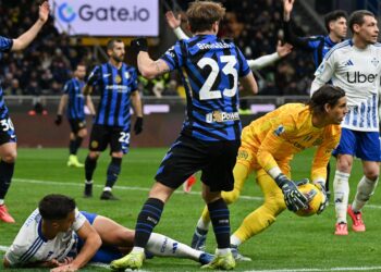 Un momento di Inter-Como della stagione 2024-2025 (foto Roberto Colombo)