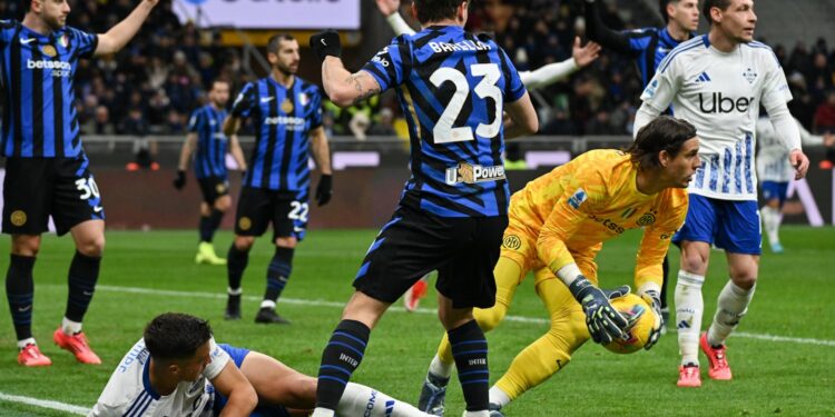 Un momento di Inter-Como della stagione 2024-2025 (foto Roberto Colombo)