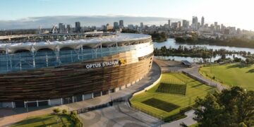L'Optus Stadium di Perth