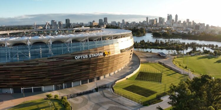 L'Optus Stadium di Perth