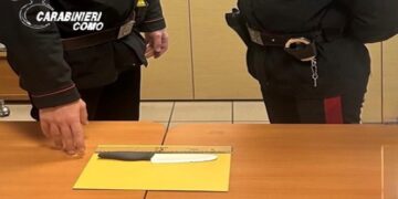 donna minaccia vicini