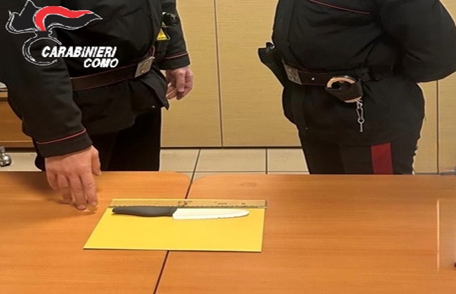 donna minaccia vicini