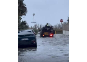 Case e strade allagate a Capoterra