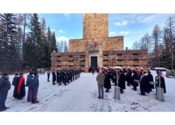 Oggi omaggio sacrario militare di Pocol