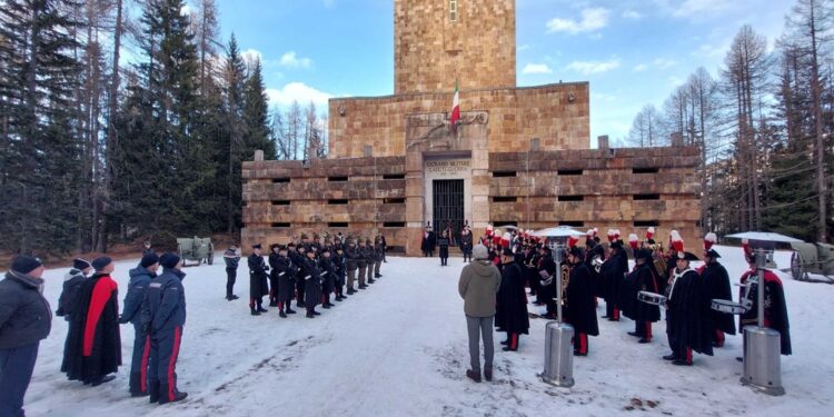 Oggi omaggio sacrario militare di Pocol