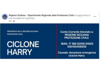 Iniziativa con la Protezione civile siciliana