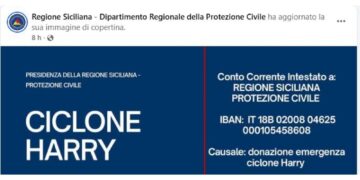 Iniziativa con la Protezione civile siciliana