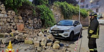 Intervento dei vigili del fuoco