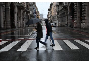 Di nuovo pioggia per il fine settimana