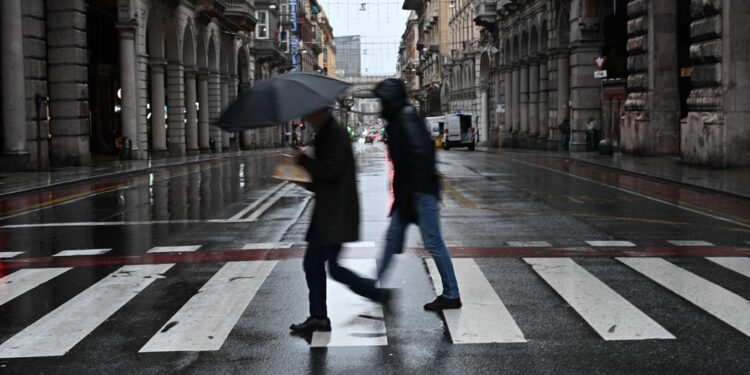 Di nuovo pioggia per il fine settimana