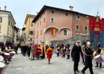 Messa officiata dall'arcivescovo di Udine