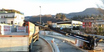 L'incidente stamani sul Ponte dei Nori