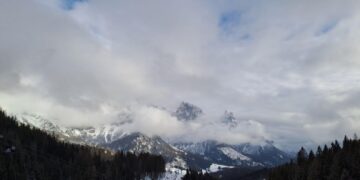 Nel capoluogo ampezzano al suolo ci sono 32 centimetri