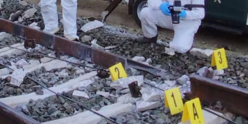 La vittima accertata è il macchinista