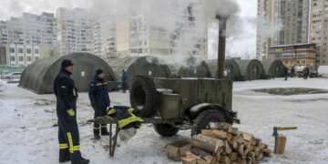 Anche la metropolitana di Kiev è ferma