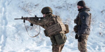 Un drone ha colpito un quartiere della città ucraina