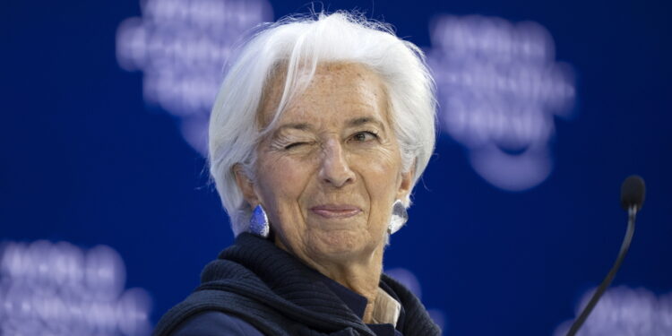 La presidente Bce a Davos dopo le parole di Mark Carney