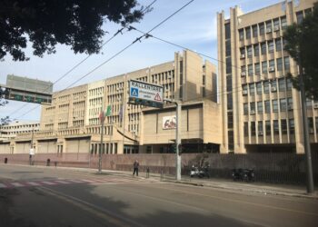 La missiva è stata recapitata nel suo ufficio a Palazzo di Giustizia