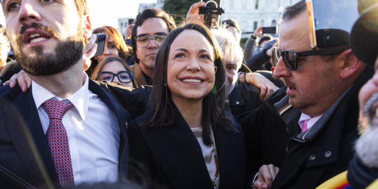 'Riconoscimento per il suo impegno per la libertà in Venezuela'