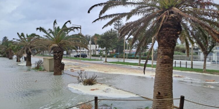 Quasi 200 millimetri di pioggia e venti che sfiorano i 100 km/h