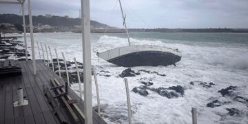 Colpita la zona di Santa Maria di Leuca