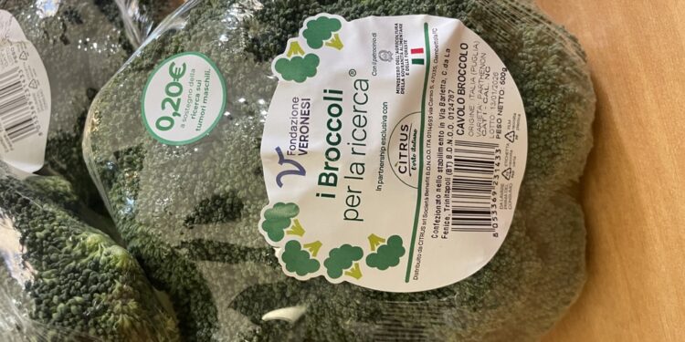 Masaf con Fondazione Veronesi per 'I broccoli per la ricerca'