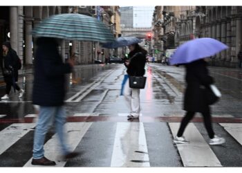 Precipitazioni al Centro-Sud e freddo al Nord. Neve sugli Appennini oltre 1.500 metri