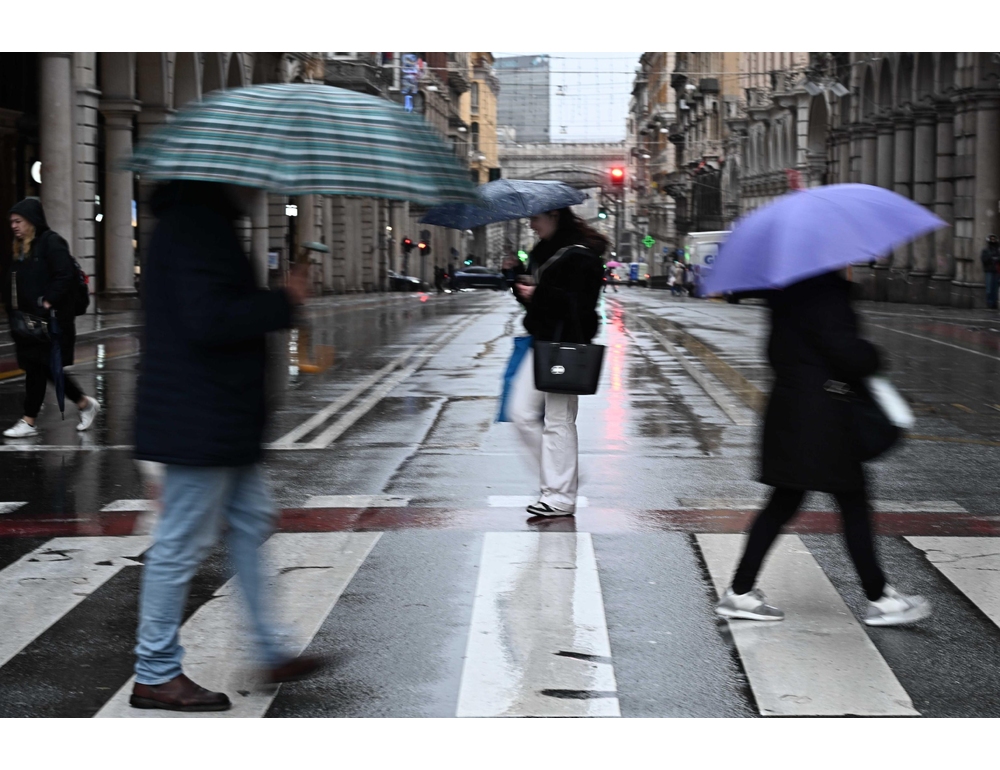 Precipitazioni al Centro-Sud e freddo al Nord. Neve sugli Appennini oltre 1.500 metri