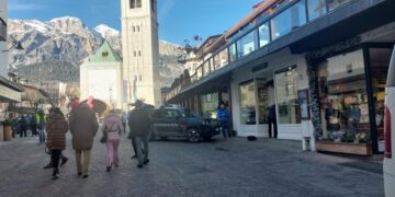 La prima a memoria d'uomo nel centro ampezzano