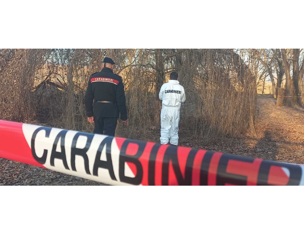 Scheletro in un’area golenale del Po nel Parmense, indagini dei carabinieri