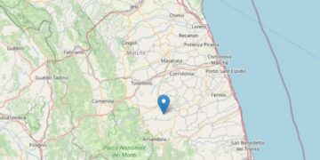 Percepita fino ad Ascoli e Fermo