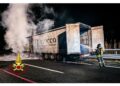 Automezzo alimentato a Gnl incendiato a Moncalieri