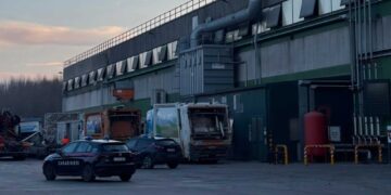 L'incidente in una ditta di trattamento rifiuti