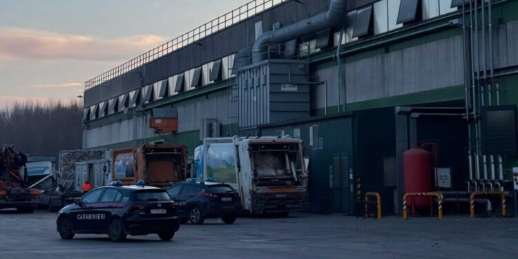 L'incidente in una ditta di trattamento rifiuti