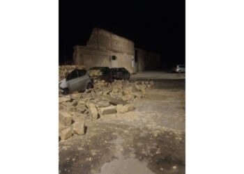 Una vettura era in transito