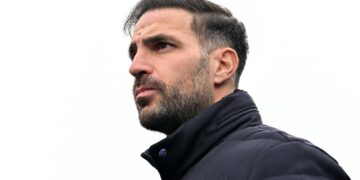 Cesc Fabregas, allenatore del Como (foto Roberto Colombo)