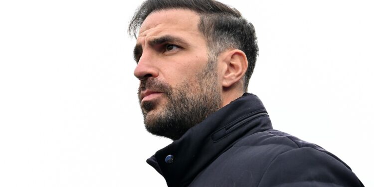 Cesc Fabregas, allenatore del Como (foto Roberto Colombo)