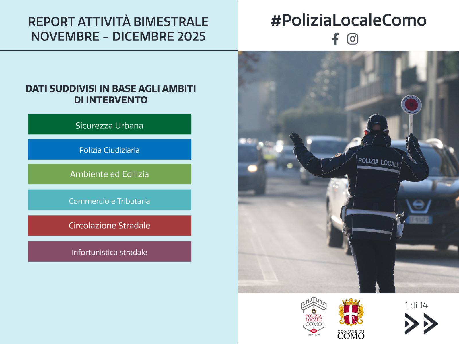 Divieto di sosta, 104 multe al giorno a Como nei mesi di novembre e dicembre