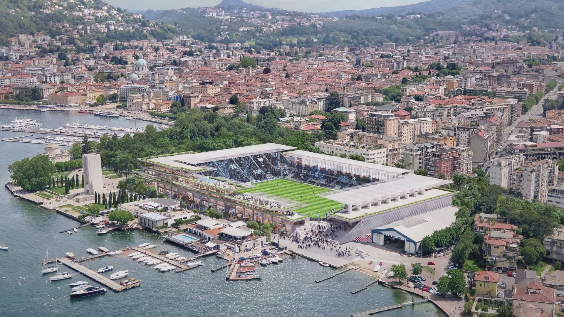 Nuovo Stadio Sinigaglia di Como, un anno fa il maxi progetto. Rapinese: “Andiamo avanti”